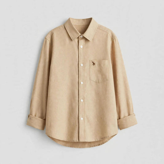 Full Sleeves Shirt for Men (Beige)