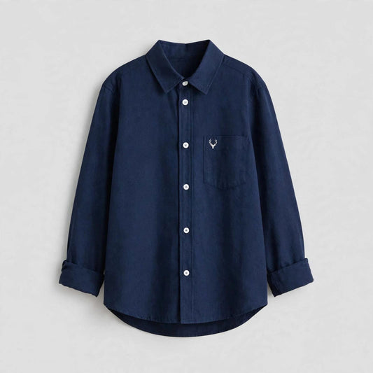Full Sleeves Shirt for Men (Navy Blue)