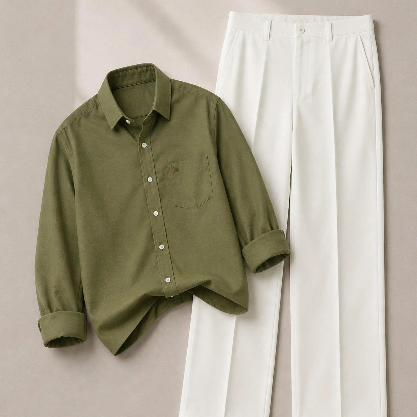 Full Sleeves Shirt for Men (Olive)