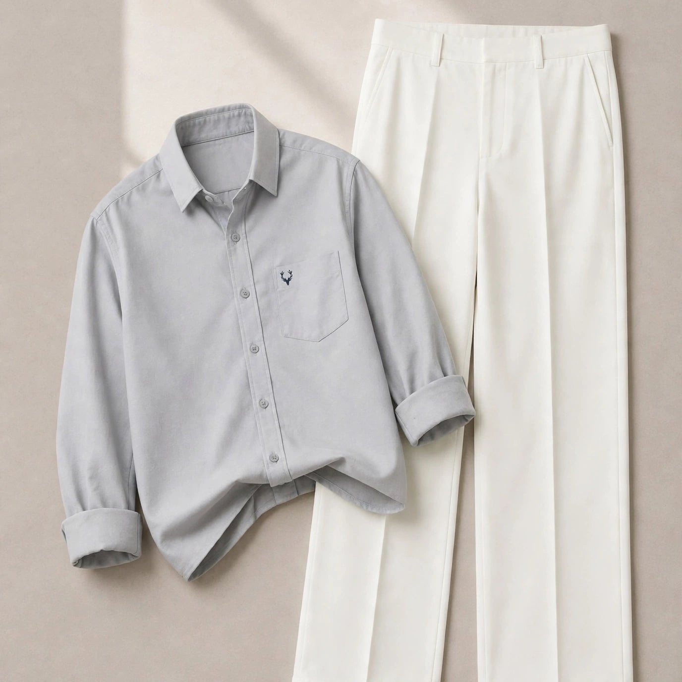 Full Sleeves Shirt for Men (Grey)