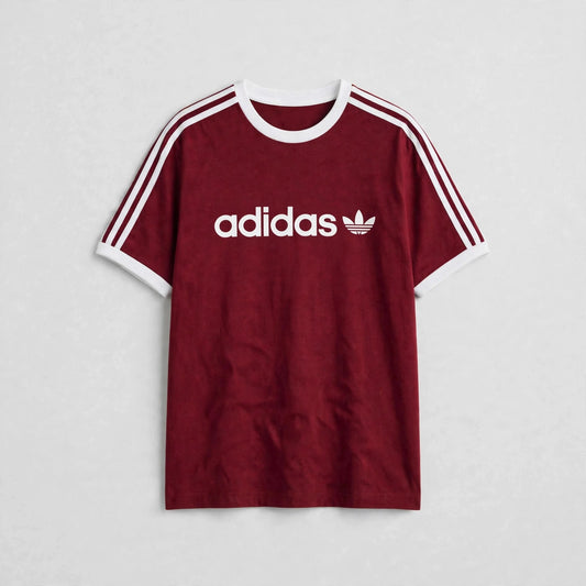 Summer T-Shirt + Track (Maroon & Black)