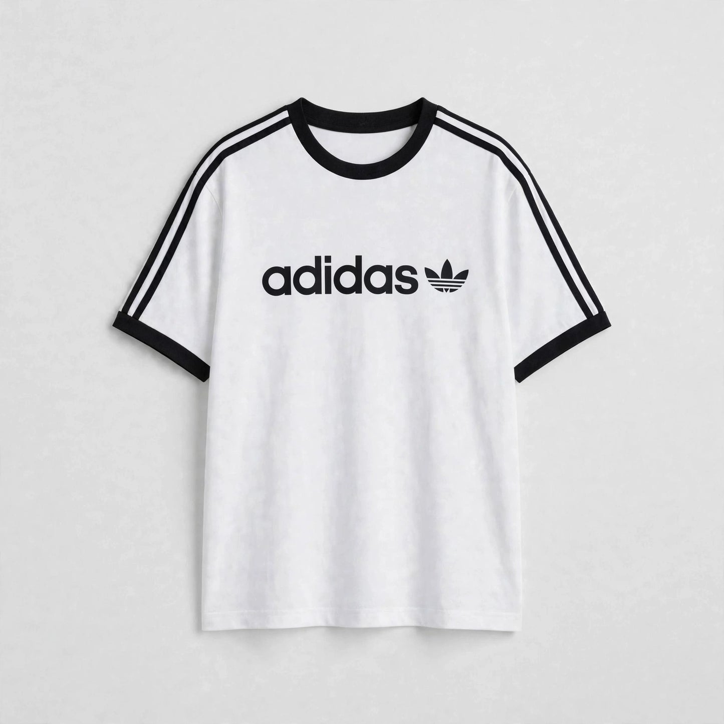 Summer T-Shirt + Track (White & Black)