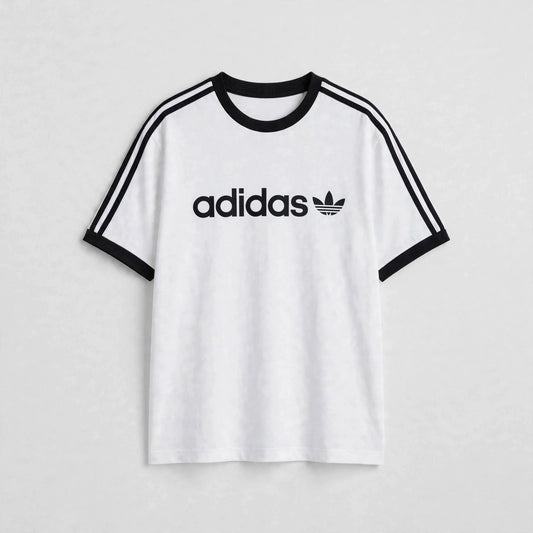 Summer T-Shirt + Track (White & Black)