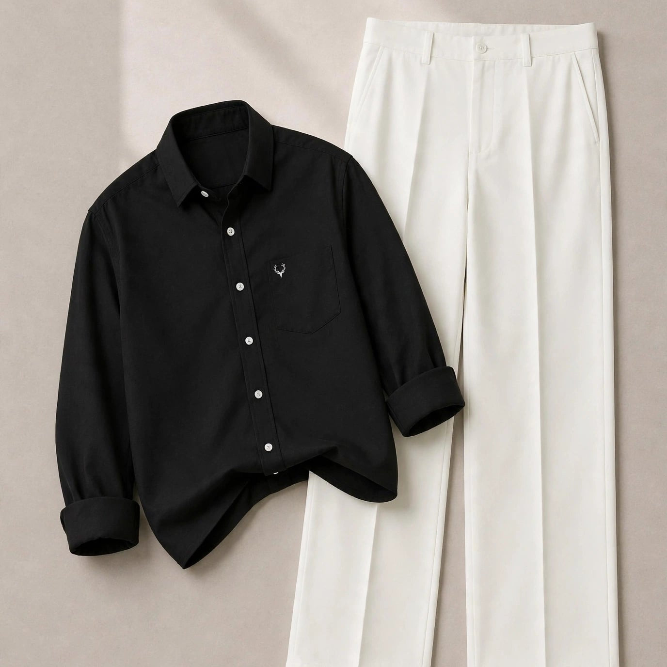 Full Sleeves Shirt for Men (Black)