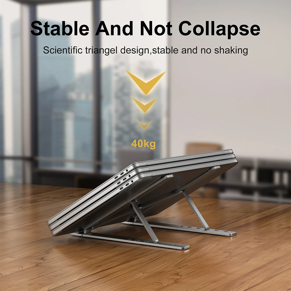 Aluminum Foldable Laptop Stand Adjustable