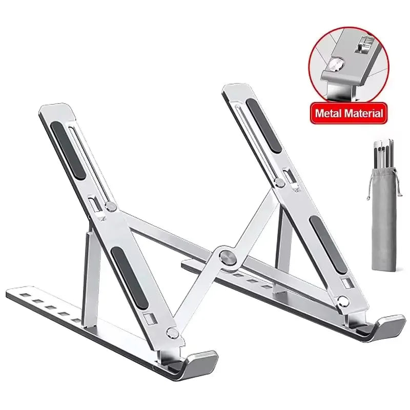 Aluminum Foldable Laptop Stand Adjustable