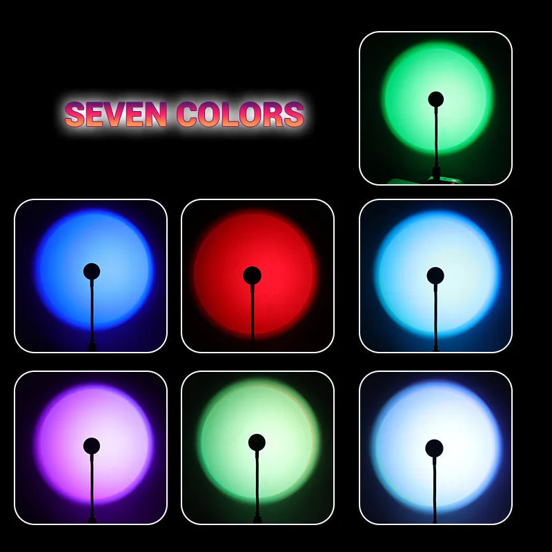 Sunset Multi-colour Projection Lamp