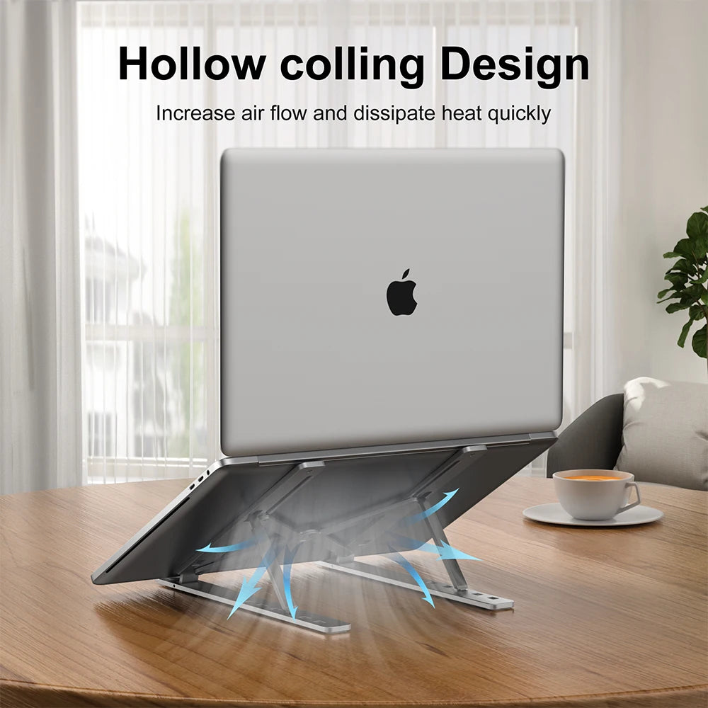 Aluminum Foldable Laptop Stand Adjustable
