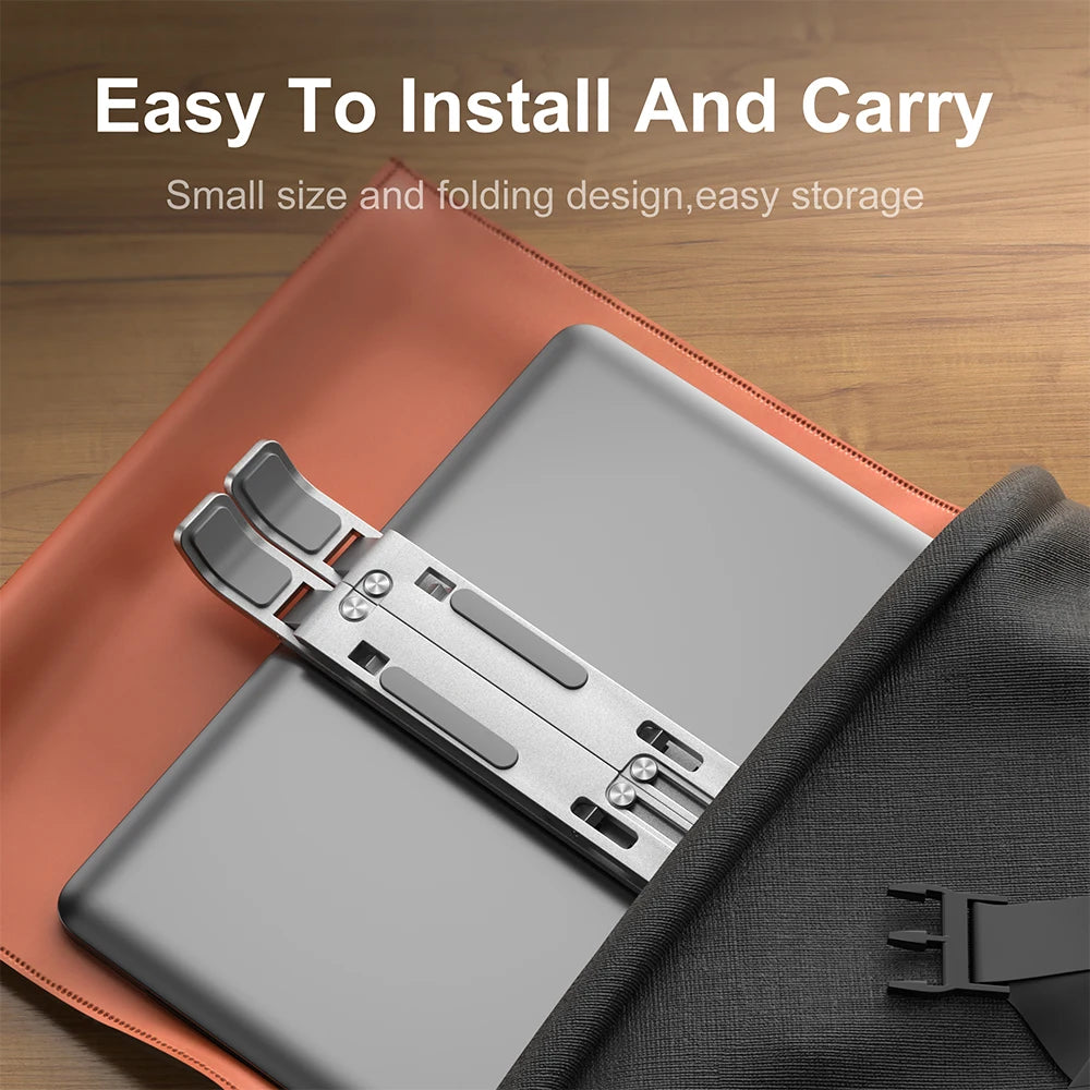 Aluminum Foldable Laptop Stand Adjustable